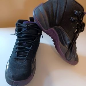 Jordan 12 Retro Black/Grand Purple/Aquamarine